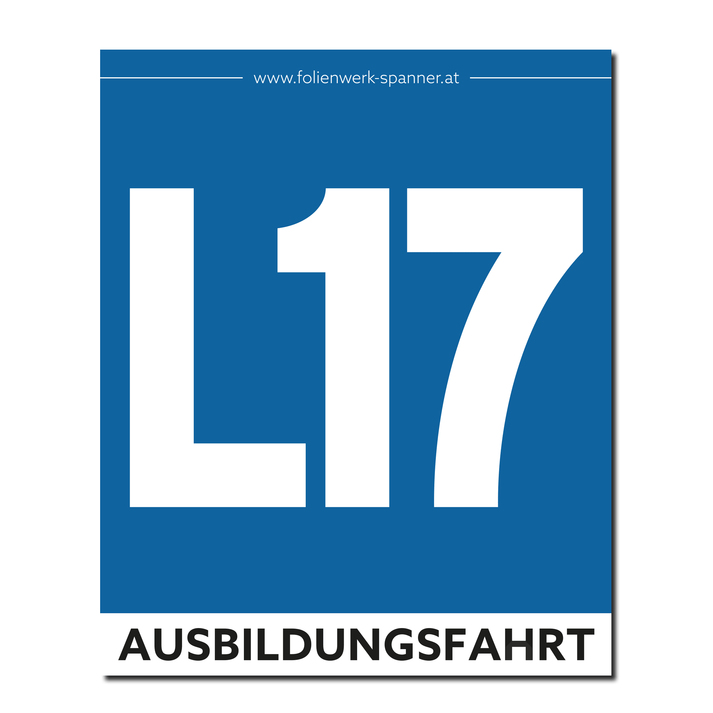 Magnetschild, Fahrschule, Moped-Ausbildung 1