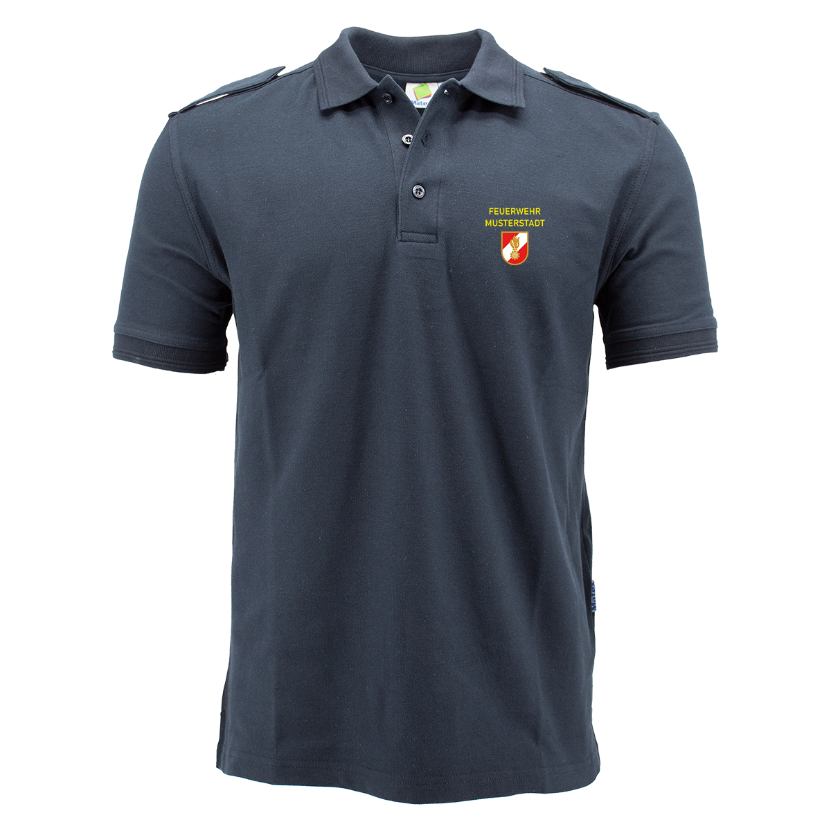 Feuerwehr Polo NÖ | Kurzarm Poloshirt mit Schulterklappen