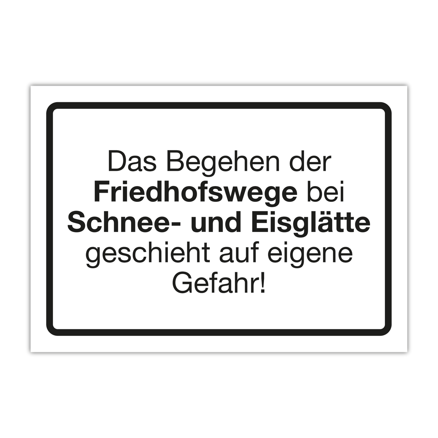 Exit keep clear sign