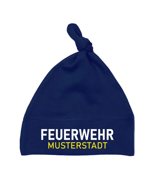 Feuerwehr Baby Mütze | Feuerwehrdesign für kleine Köpfe